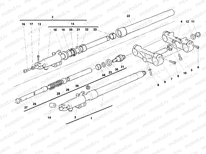 FRONT FORK » FRONT SUSPENSION