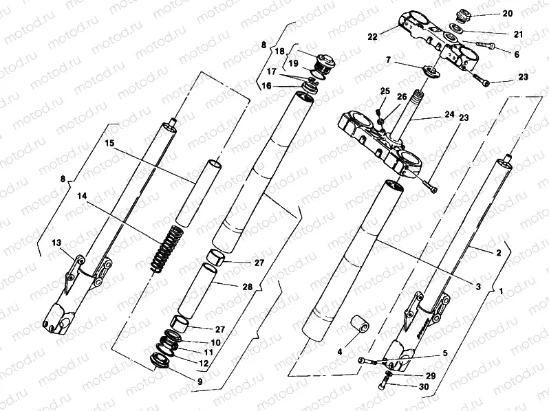 FRONT FORK » FRONT SUSPENSION