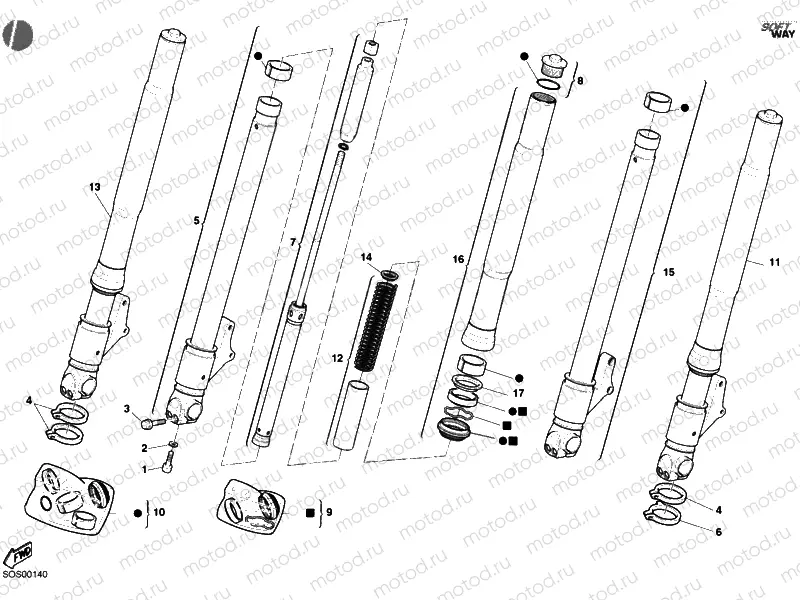 FRONT FORK » FRONT SUSPENSION
