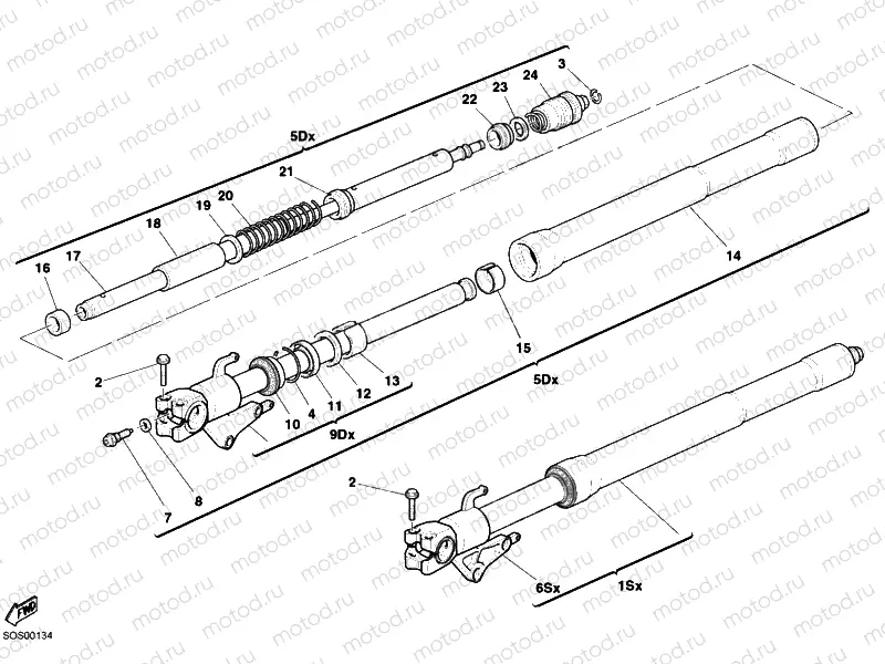 FRONT FORK » FRONT SUSPENSION