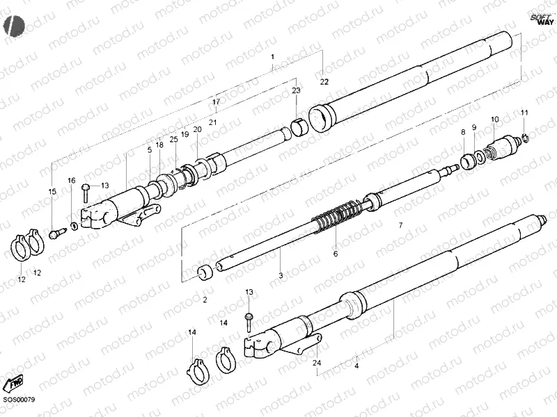 FRONT FORK » FRONT SUSPENSION