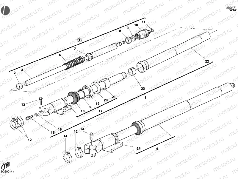 FRONT FORK » FRONT SUSPENSION