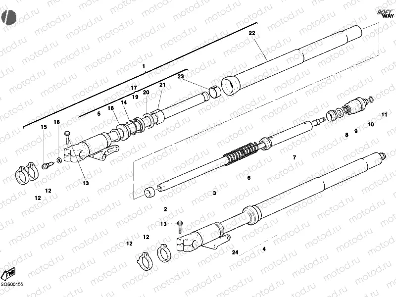 FRONT FORK » FRONT SUSPENSION