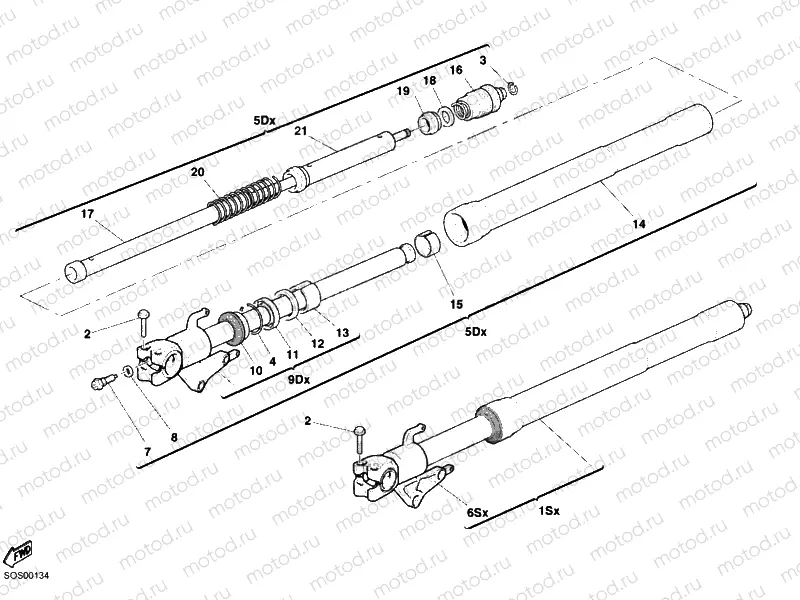 FRONT FORK » FRONT SUSPENSION