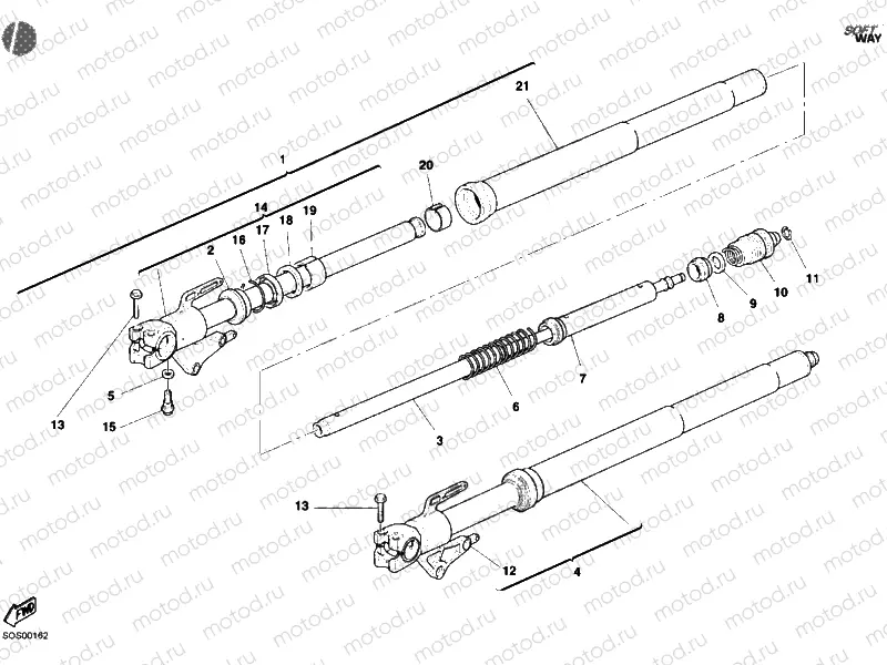 FRONT FORK » FRONT SUSPENSION