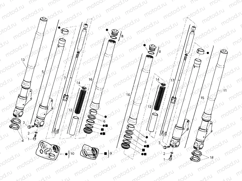 FRONT FORK » FRONT SUSPENSION