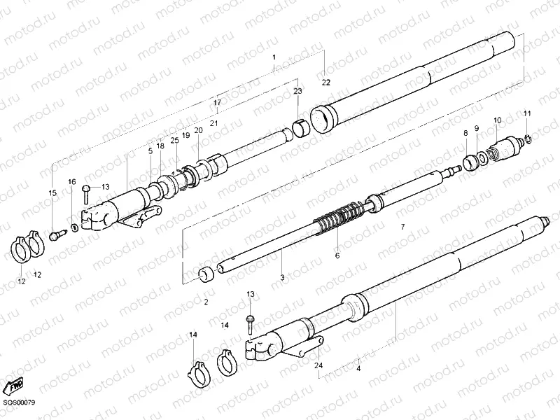 FRONT FORK » FRONT SUSPENSION
