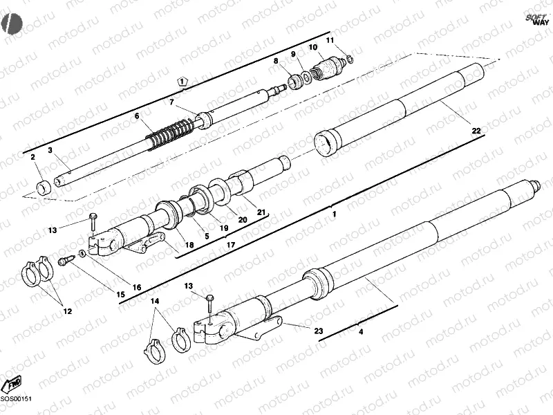 FRONT FORK » FRONT SUSPENSION