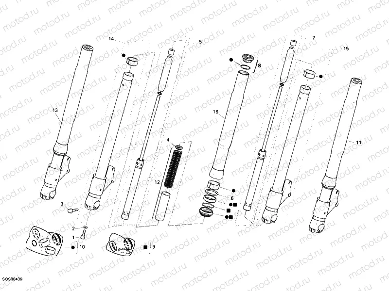 FRONT FORK » FRONT SUSPENSION