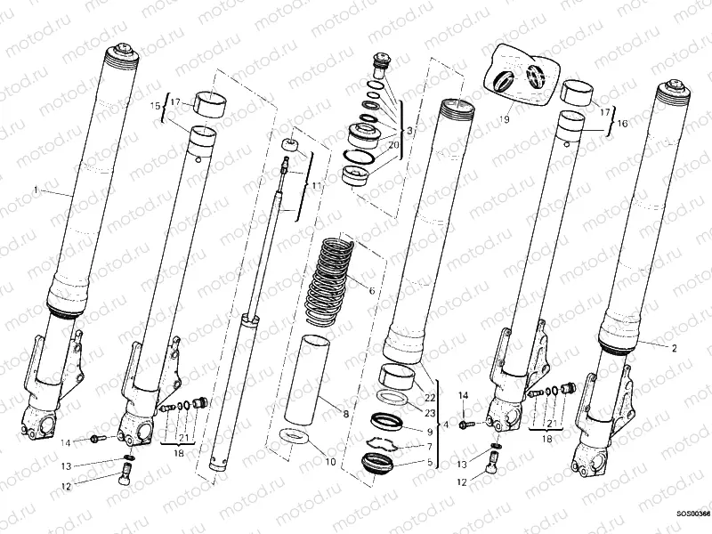 FRONT FORK » FRONT SUSPENSION