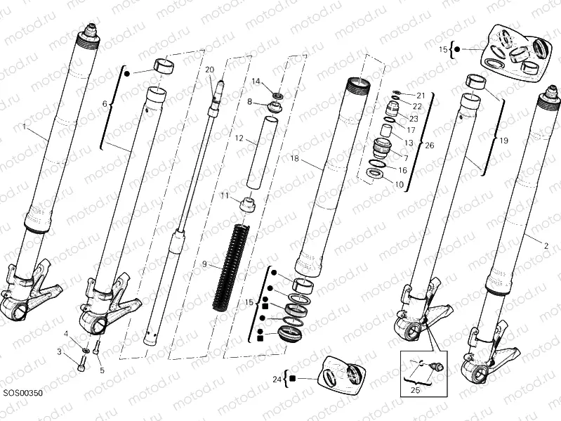 FRONT FORK » FRONT SUSPENSION