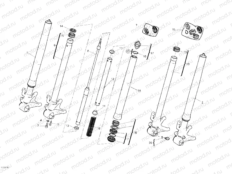 FRONT FORK » FRONT SUSPENSION