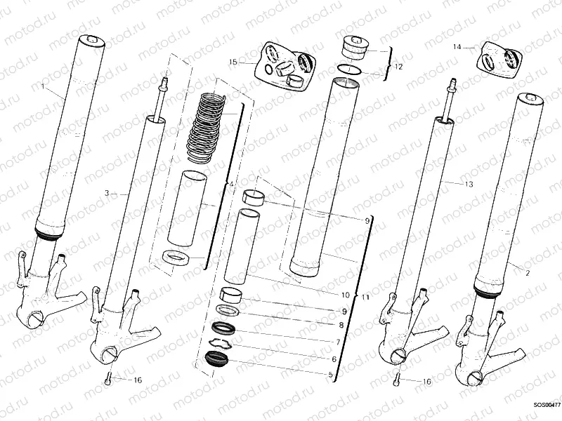 FRONT FORK » FRONT SUSPENSION