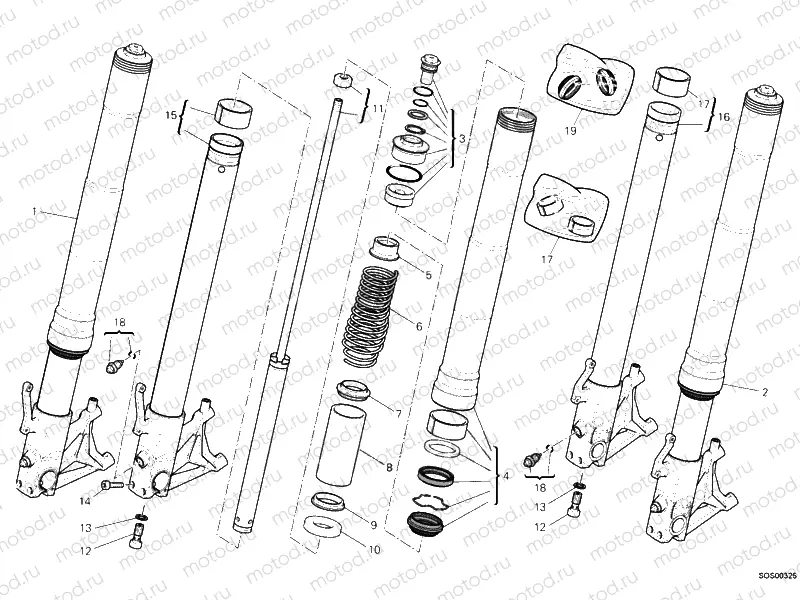 FRONT FORK » FRONT SUSPENSION