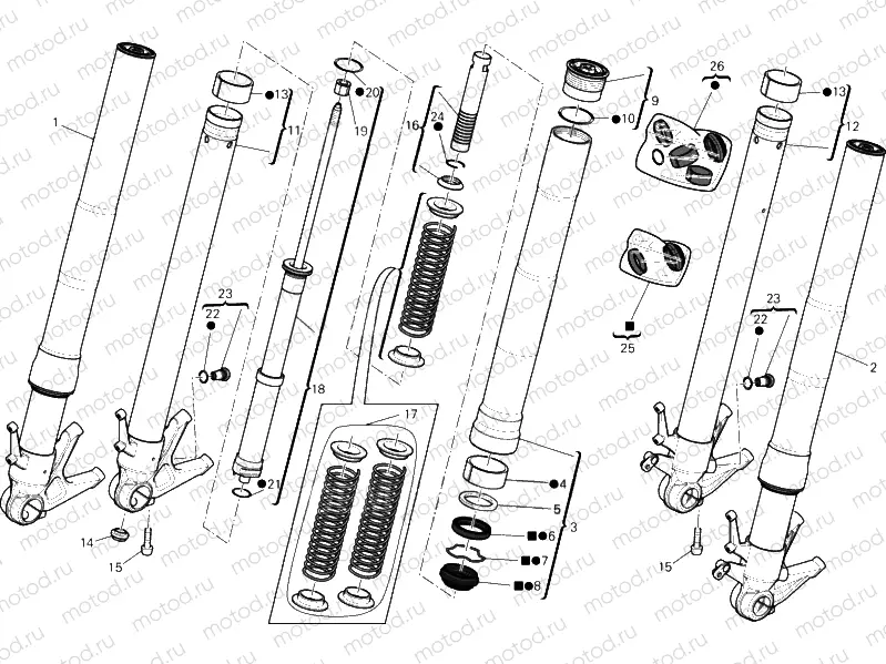 FRONT FORK » FRONT SUSPENSION