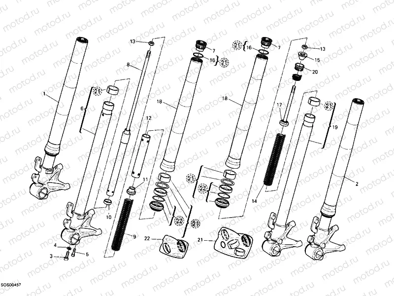 FRONT FORK » FRONT SUSPENSION