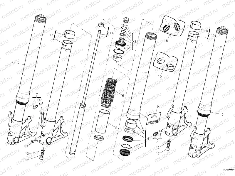 FRONT FORK » FRONT SUSPENSION