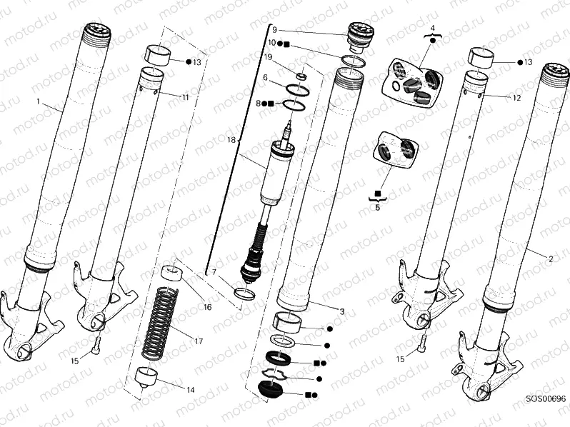 FRONT FORK » FRONT SUSPENSION