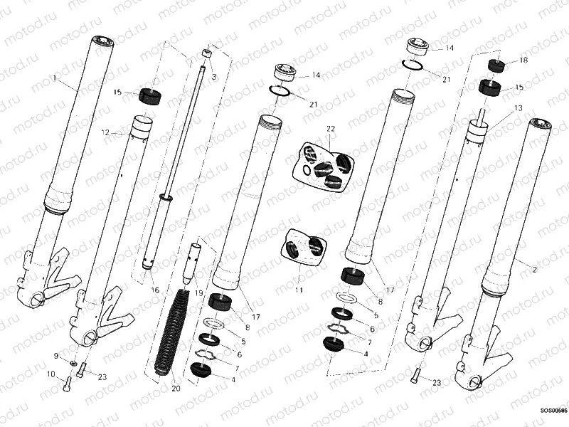 FRONT FORK » FRONT SUSPENSION