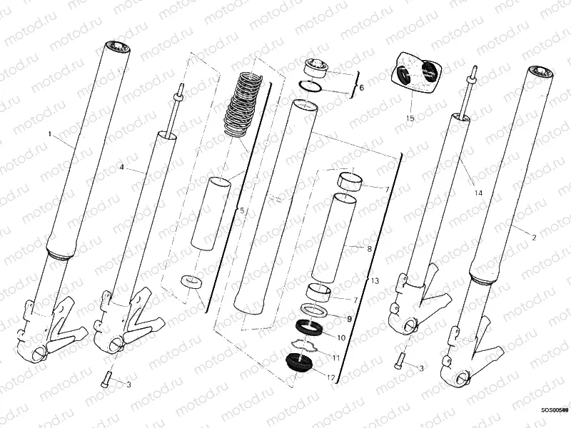 FRONT FORK » FRONT SUSPENSION