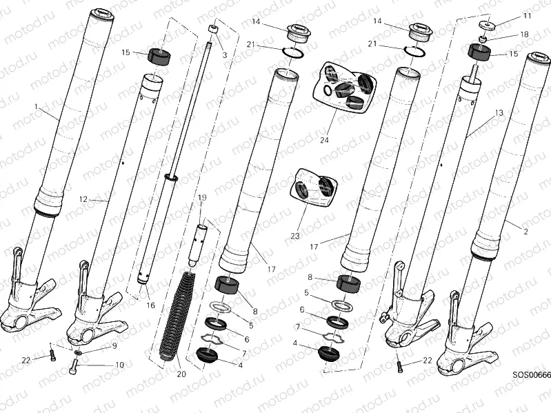 FRONT FORK » FRONT SUSPENSION