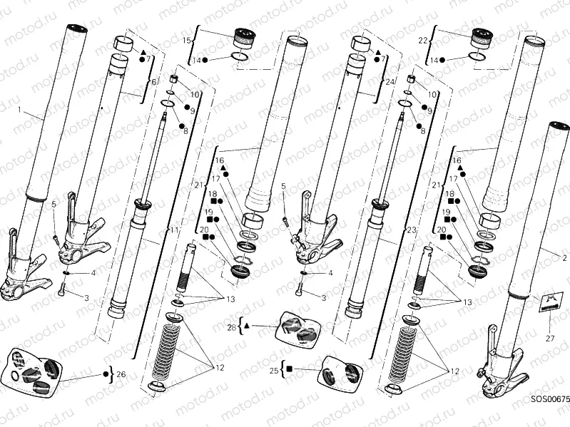 FRONT FORK » FRONT SUSPENSION