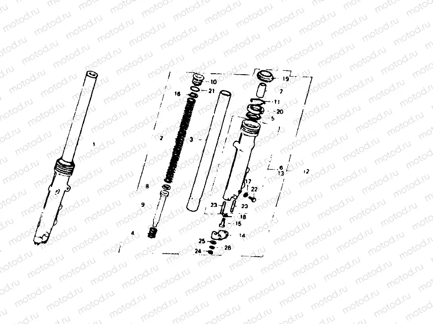 Front fork (FZ)