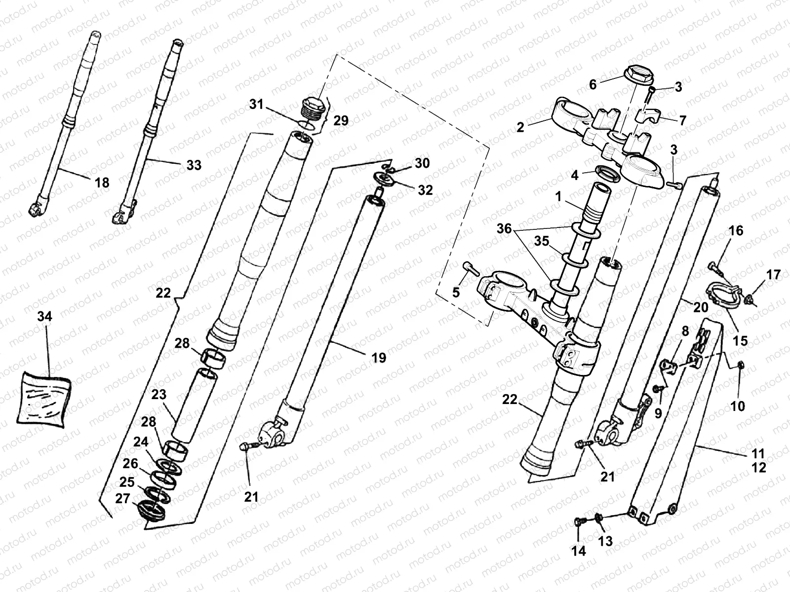 FRONT FORK (HERMUNEN)