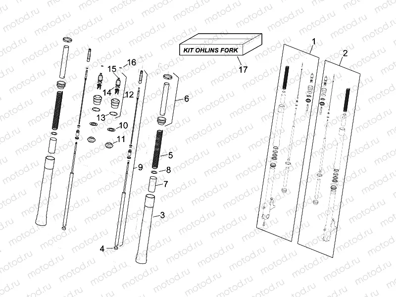 Front fork I