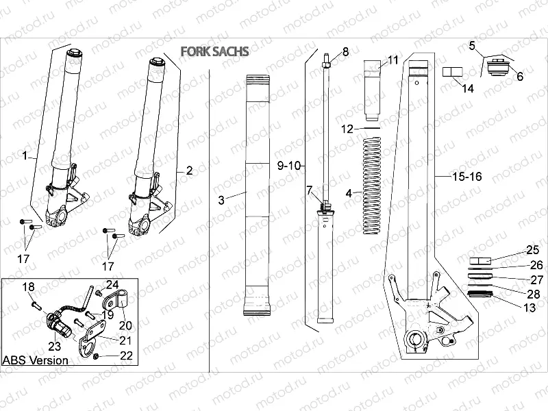 Front fork III