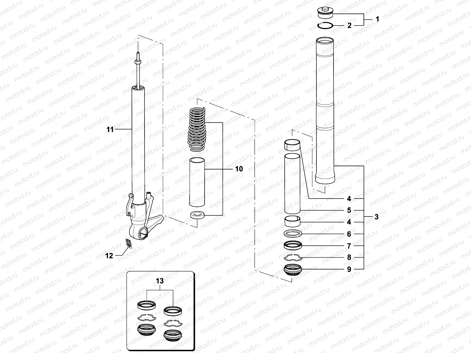 Front Fork Left