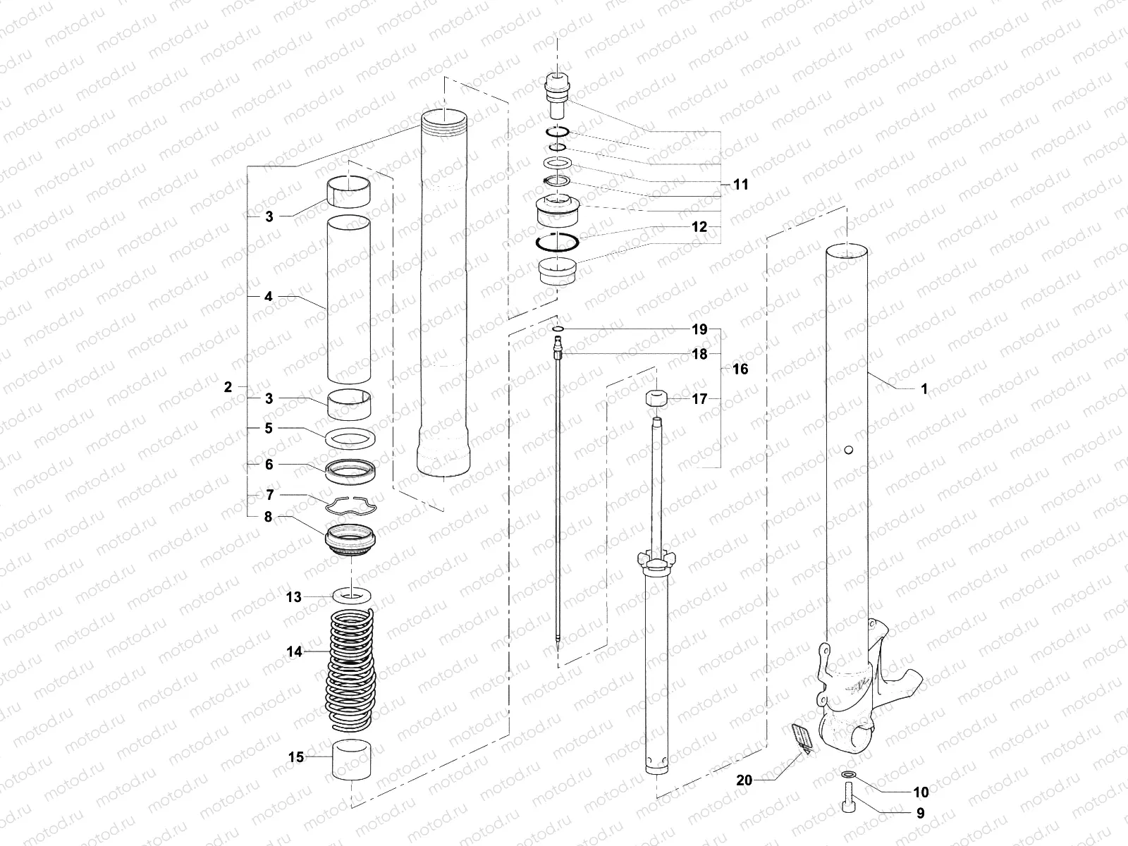 Front Fork Left