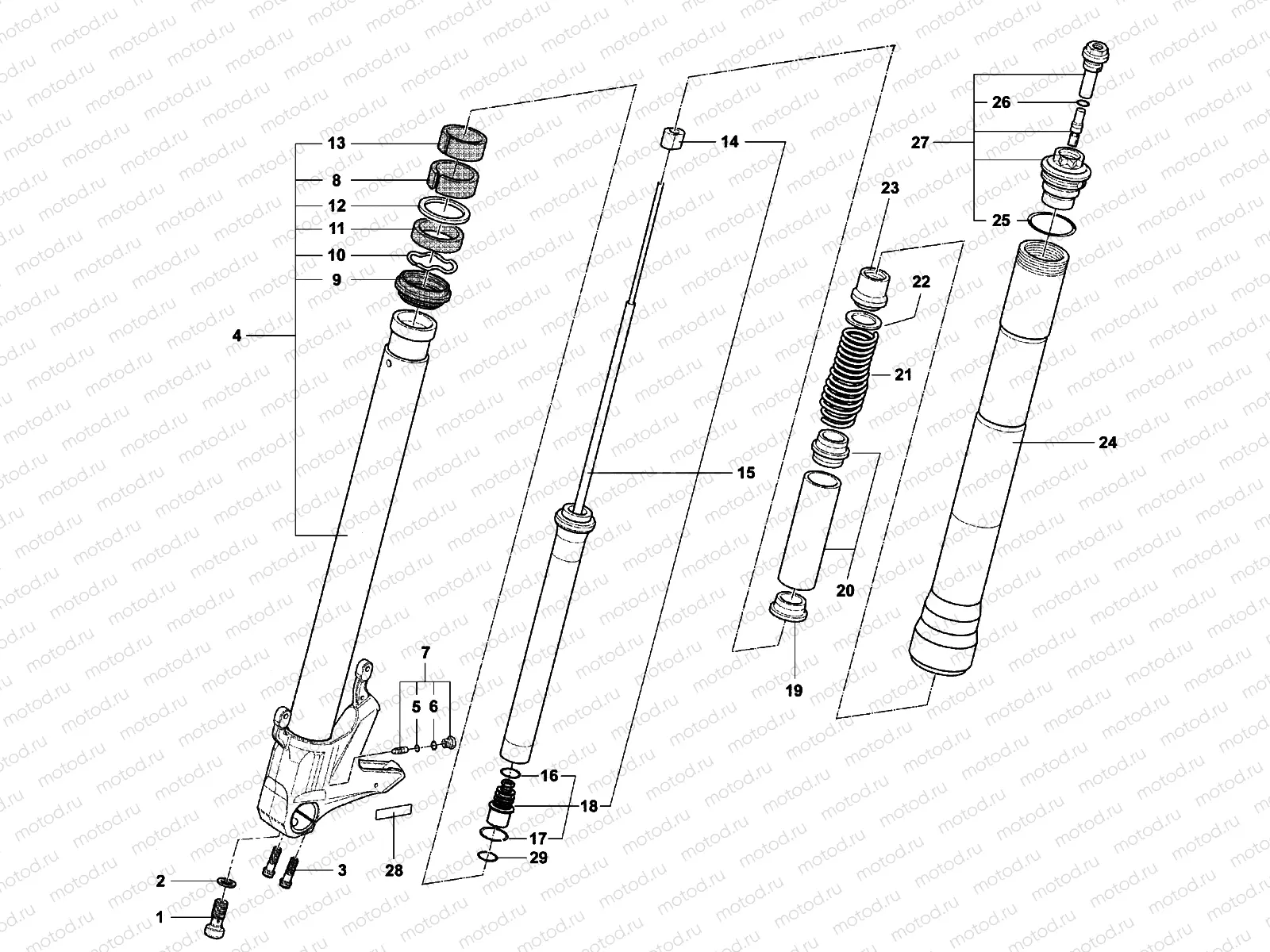 Front Fork Left