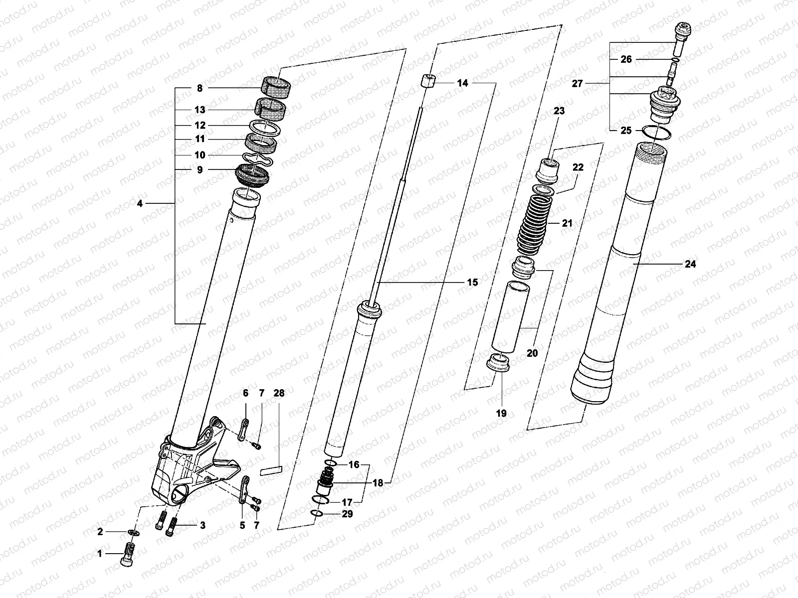 Front Fork Left