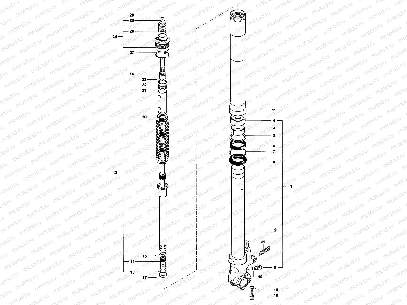 Front Fork Left
