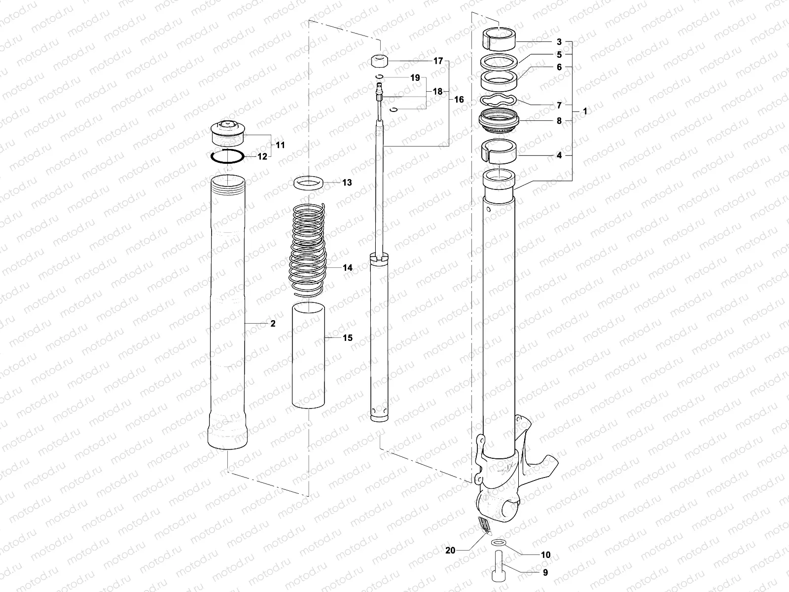 Front Fork Left