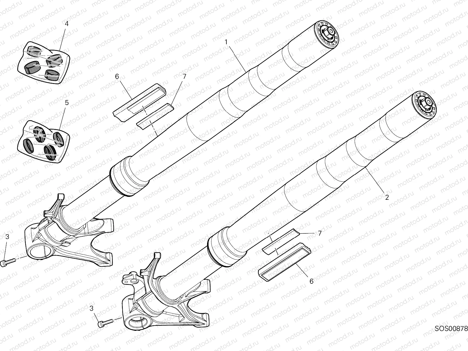 FRONT FORK [MOD:959CORSE]