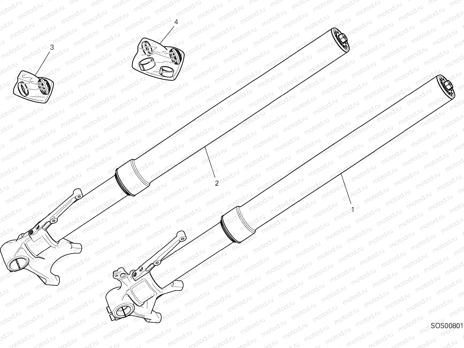 FRONT FORK [MOD:HYM939SP]