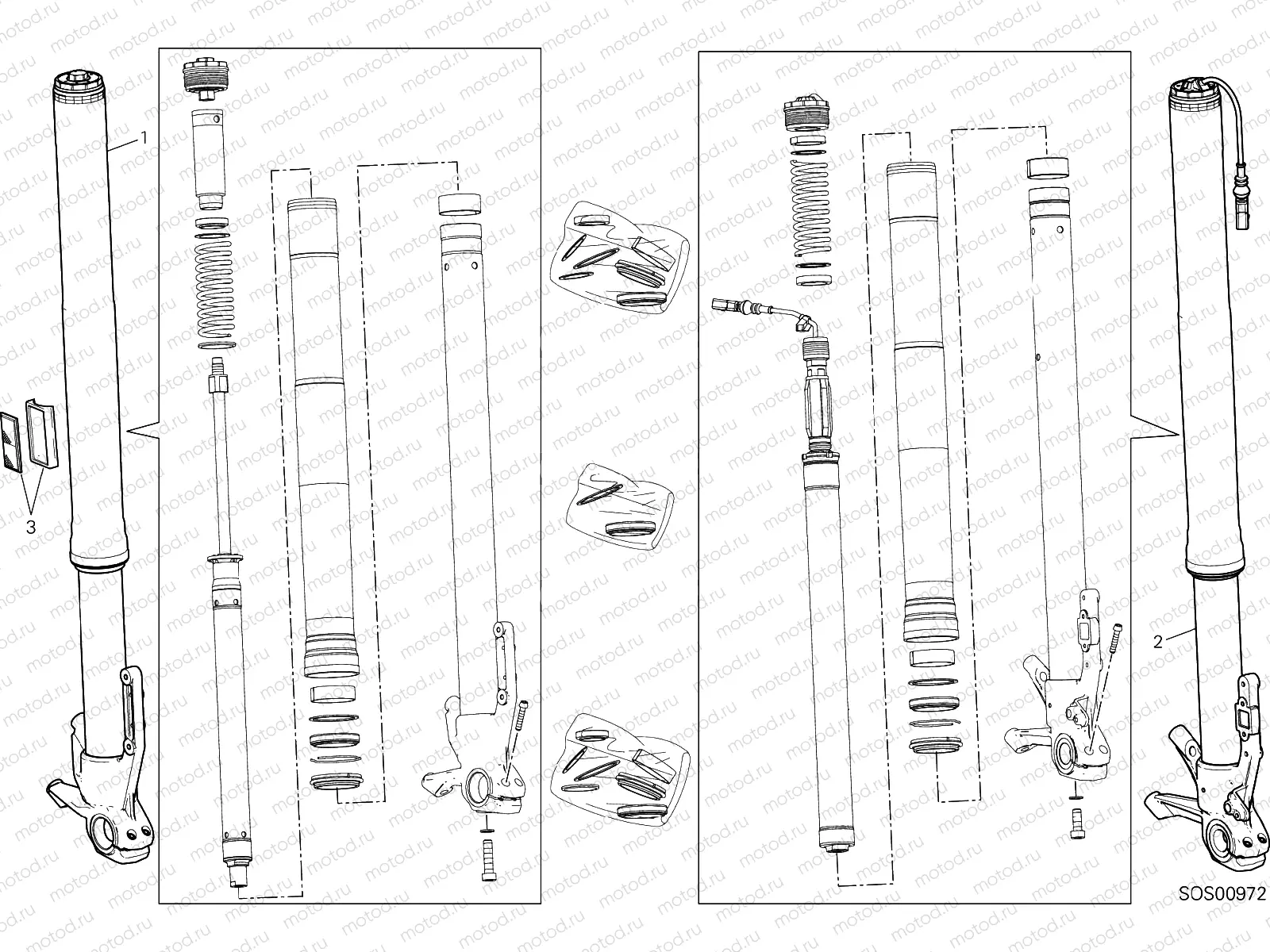 FRONT FORK [MOD:MS1260E]
