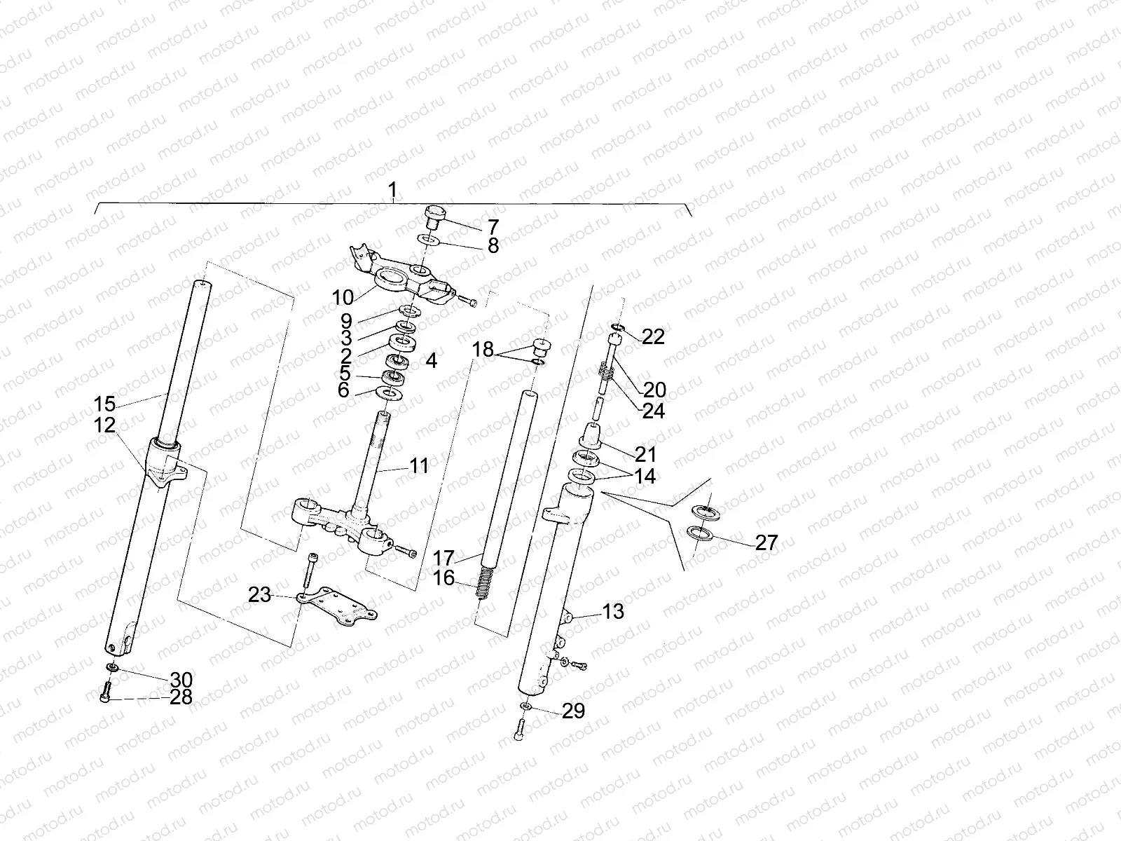 Front fork N
