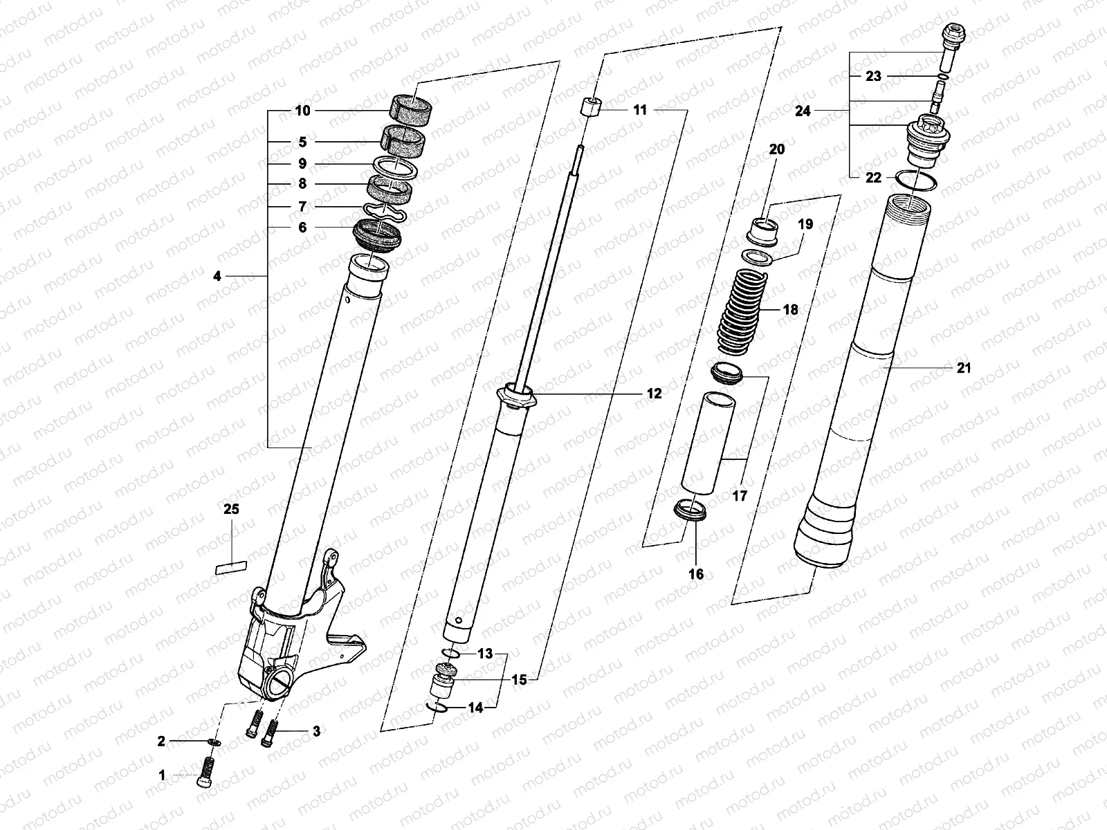 Front Fork Right