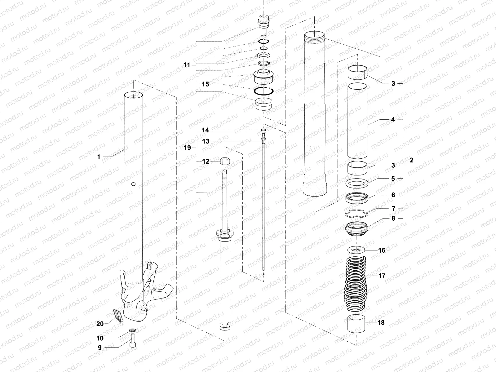 Front Fork Right