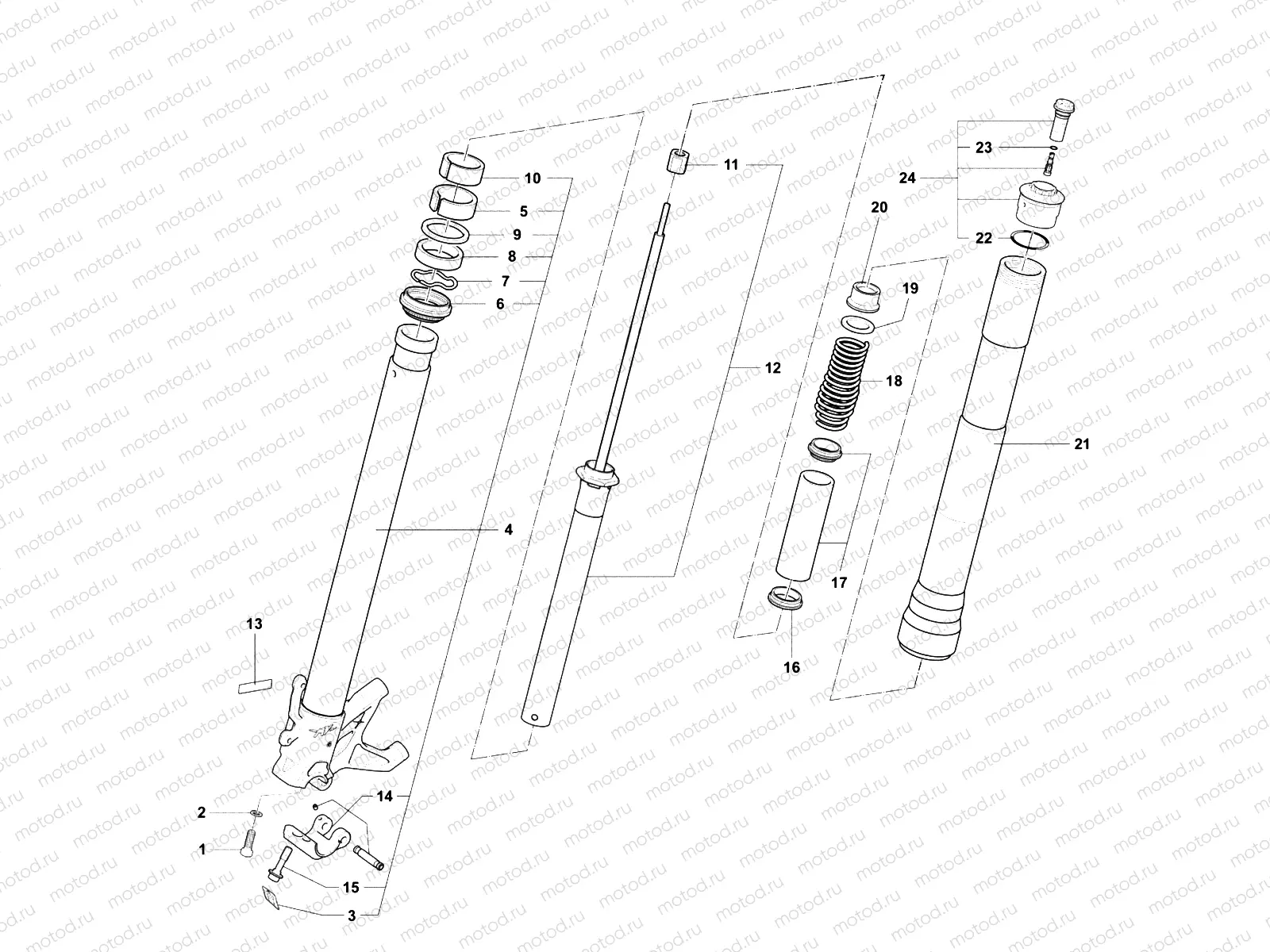Front Fork Right