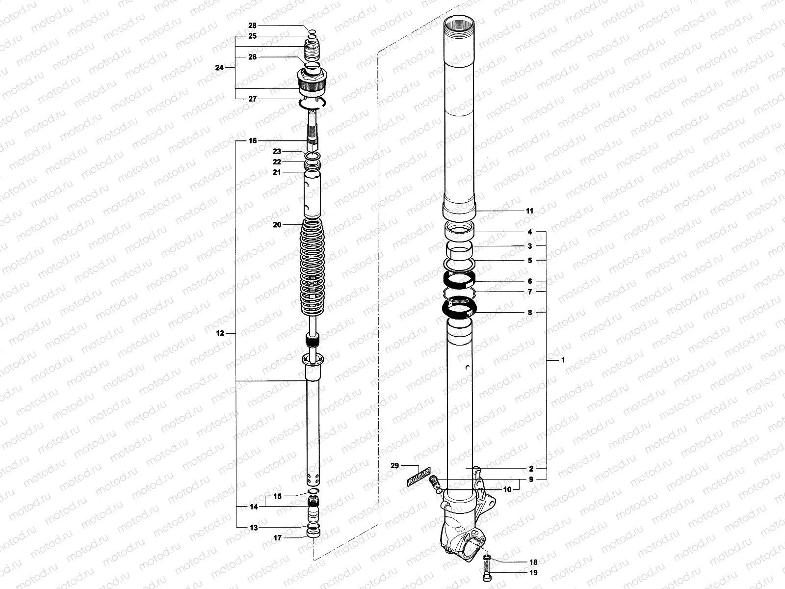 Front Fork Right