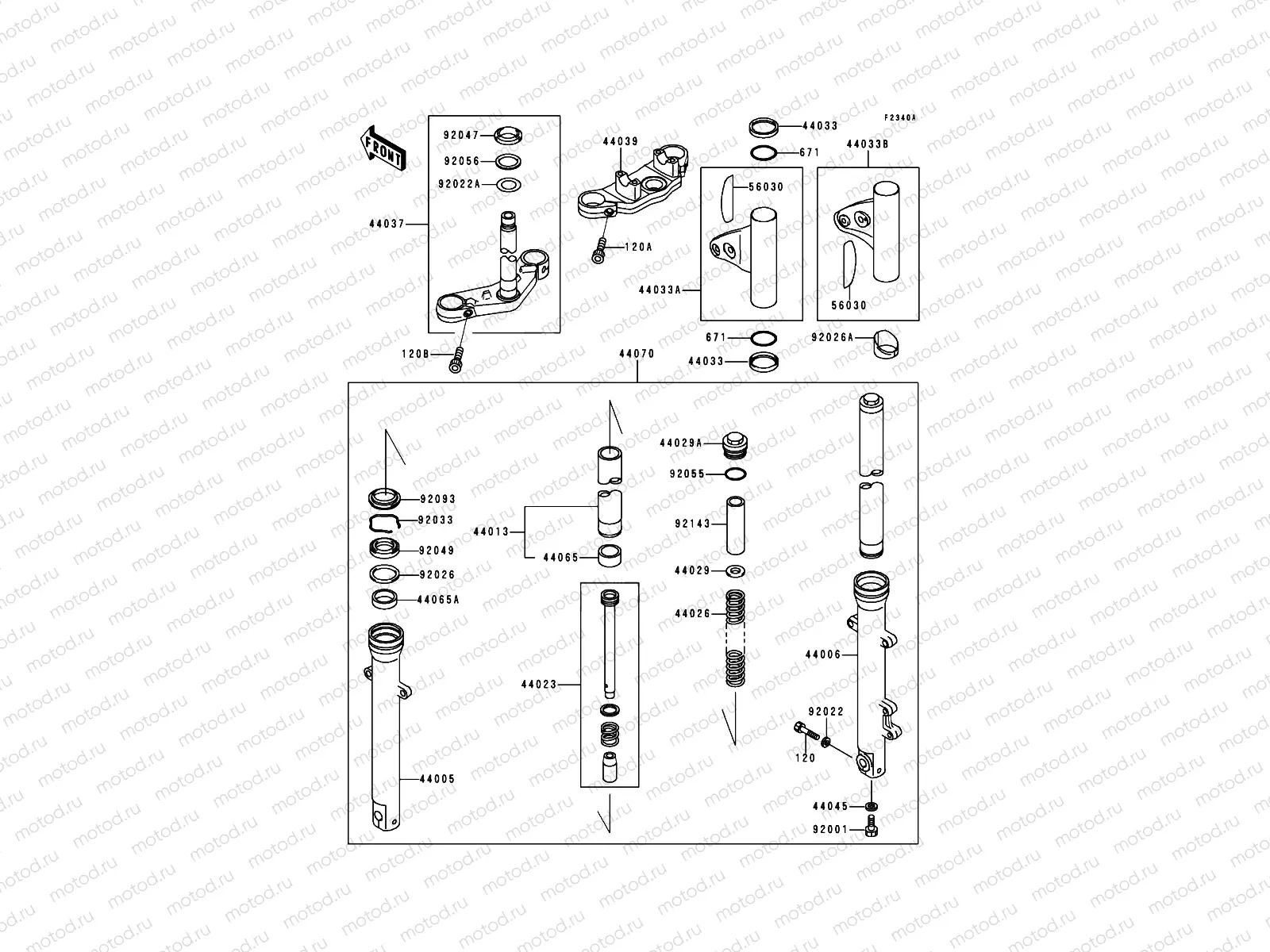 Front Fork(BJ250C-000112-)