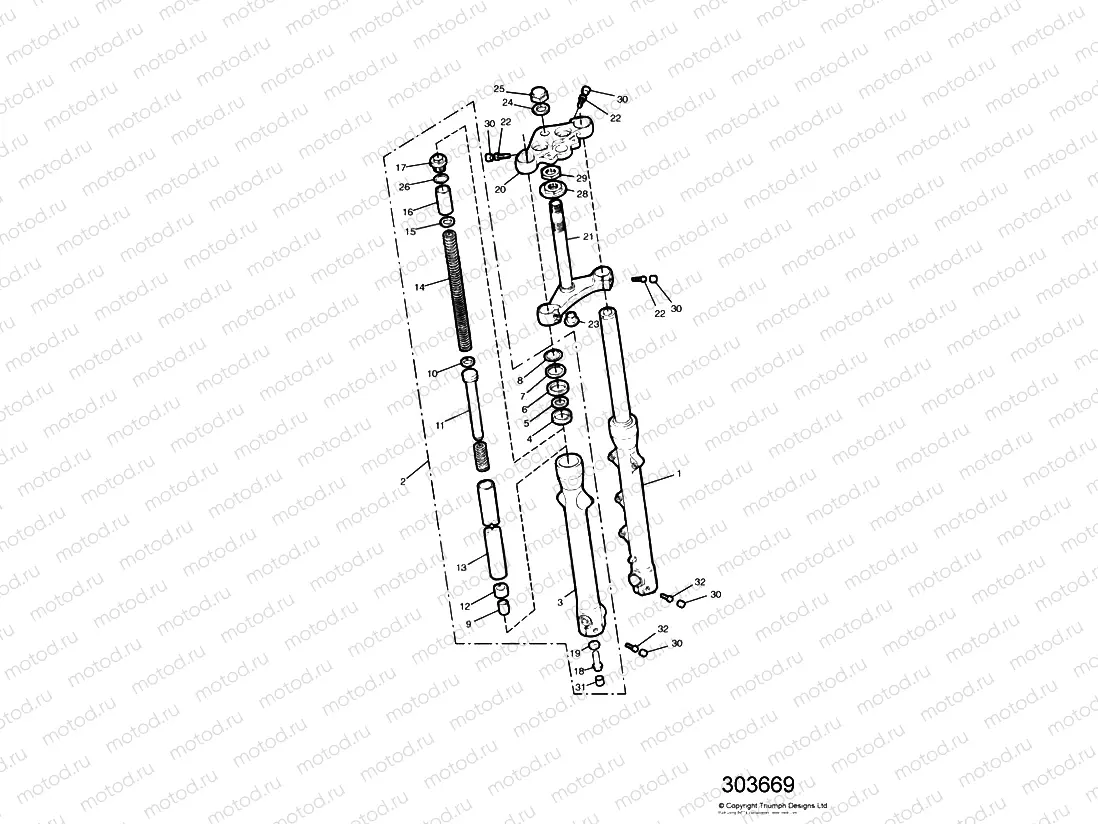 Front Forks and Yokes  » 43509