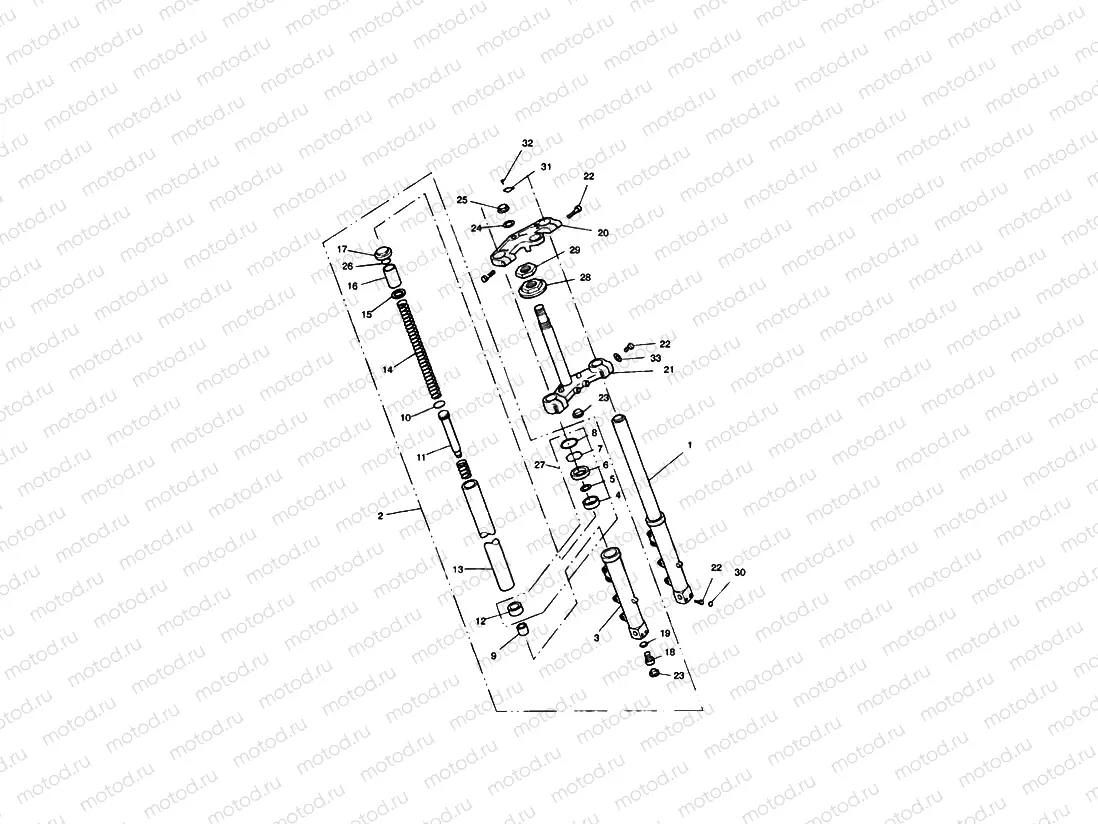Front Forks and Yokes » 44301