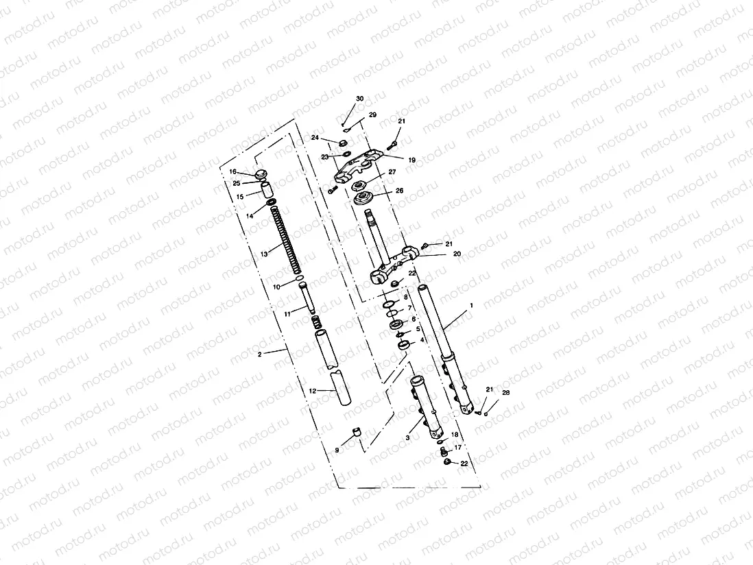 Front Forks and Yokes 44302 »