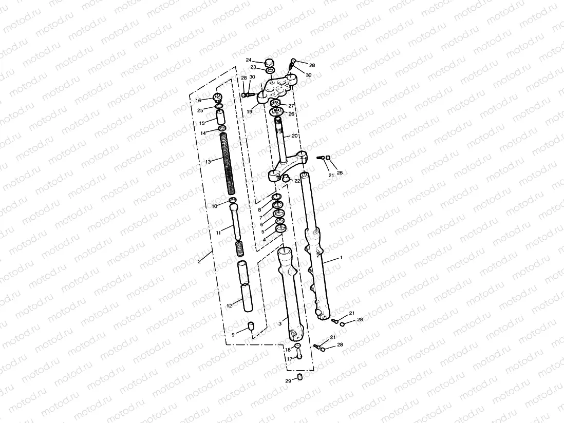 Front Forks and Yokes » 92893