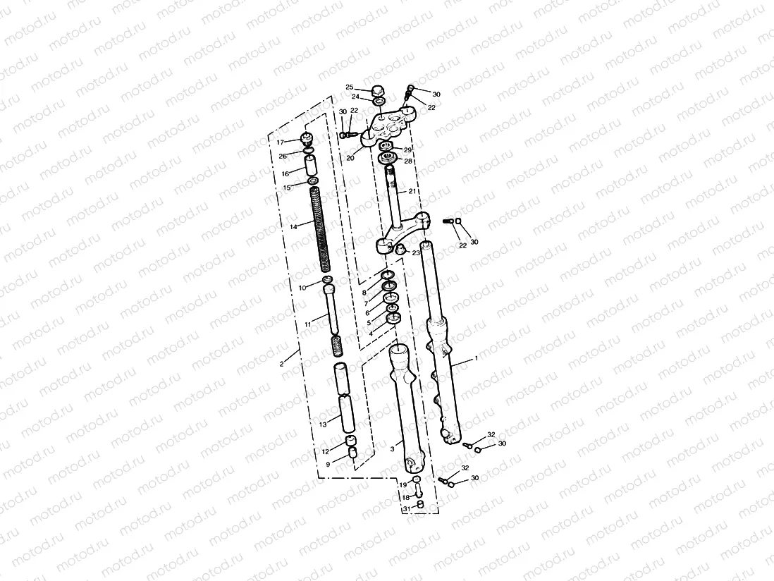 Front Forks and Yokes 92894 »